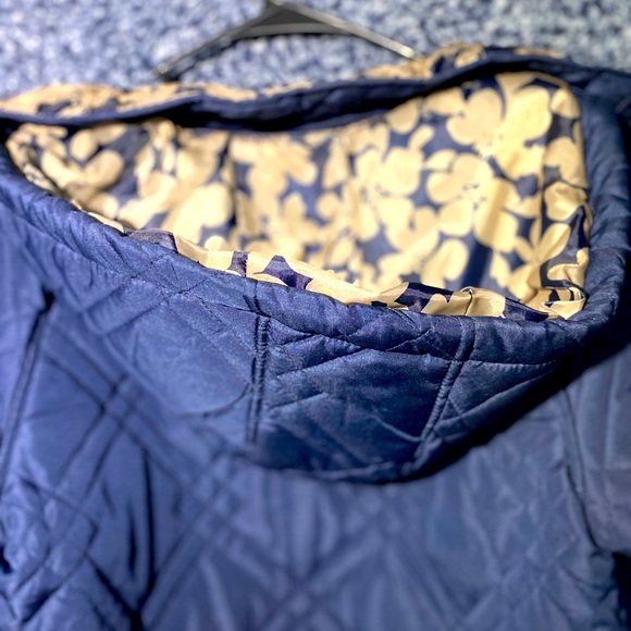 KC Collections Navy Blue Coat - Picture 10 of 13